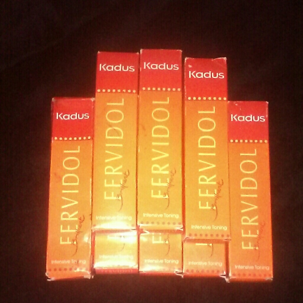 Lot of 9 Kadus FERVIDOL hair color